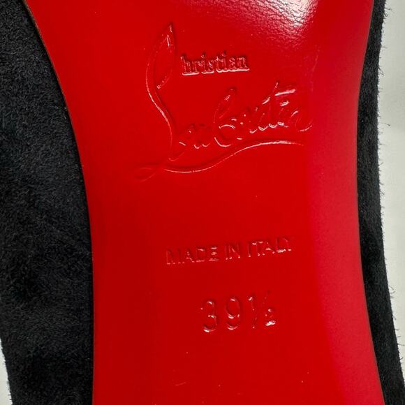 Christian Louboutin Anna May 100 Lace Ankle Boots EU 39.5 - Picture 10 of 10